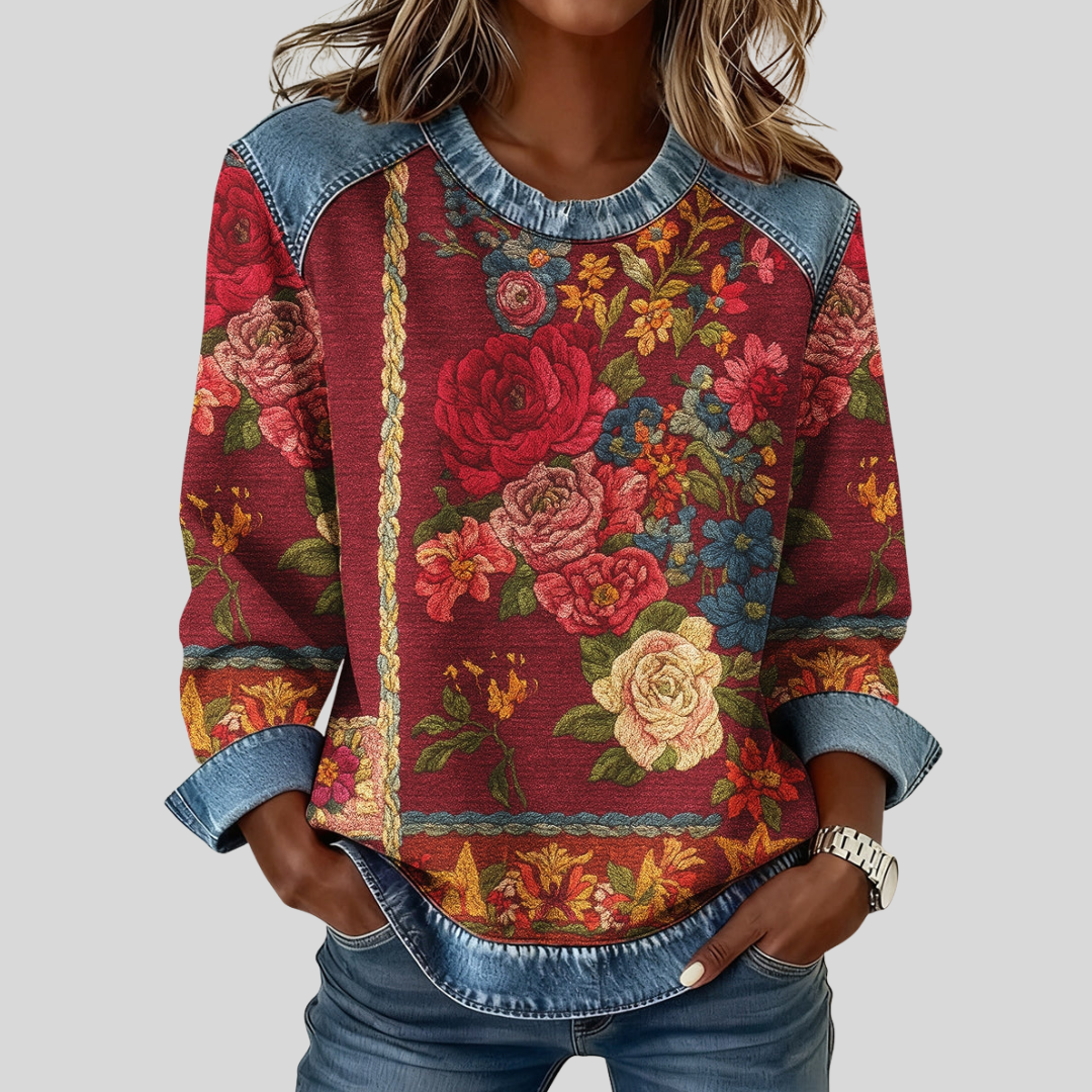 Junelle™ | Sudadera con Estampado Floral