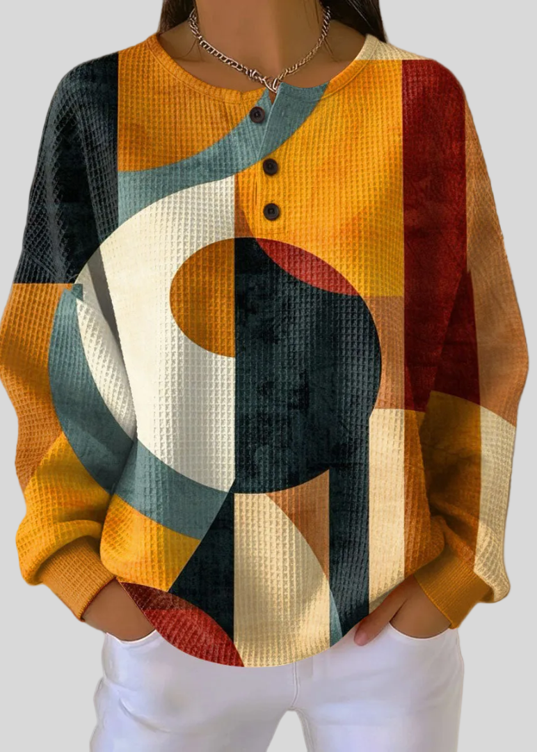 MADISON | Sudadera con estampado geométrico