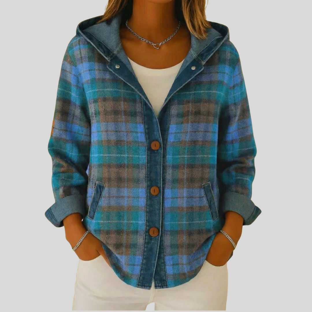 Bevlyn™ | Shacket de Cuadros Acolchada