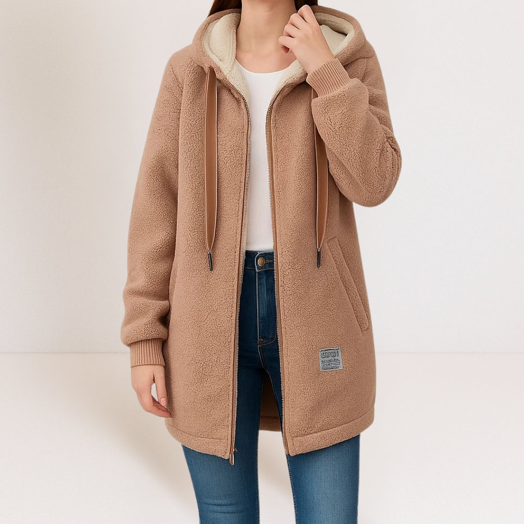 GWEN | Chaqueta con capucha y cremallera completa