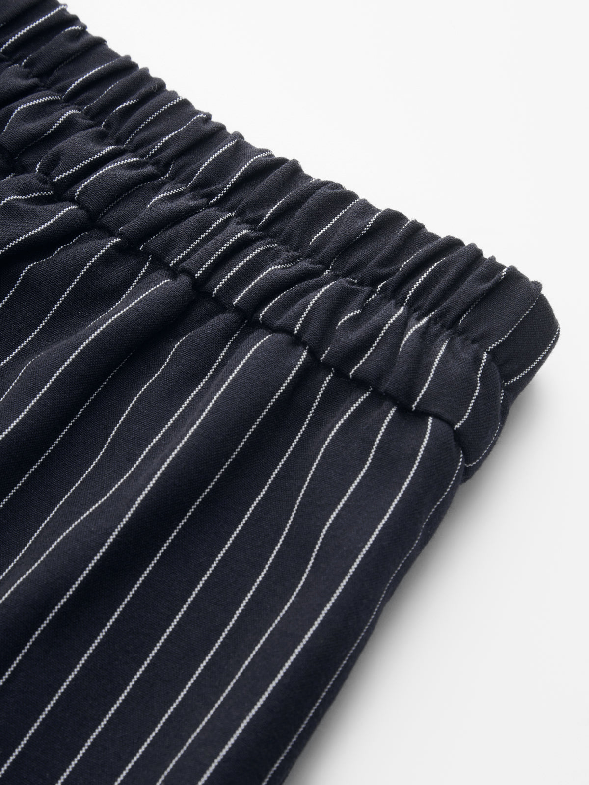 Conjunto Top Anudado a Rayas y Pantalones de Pierna Ancha