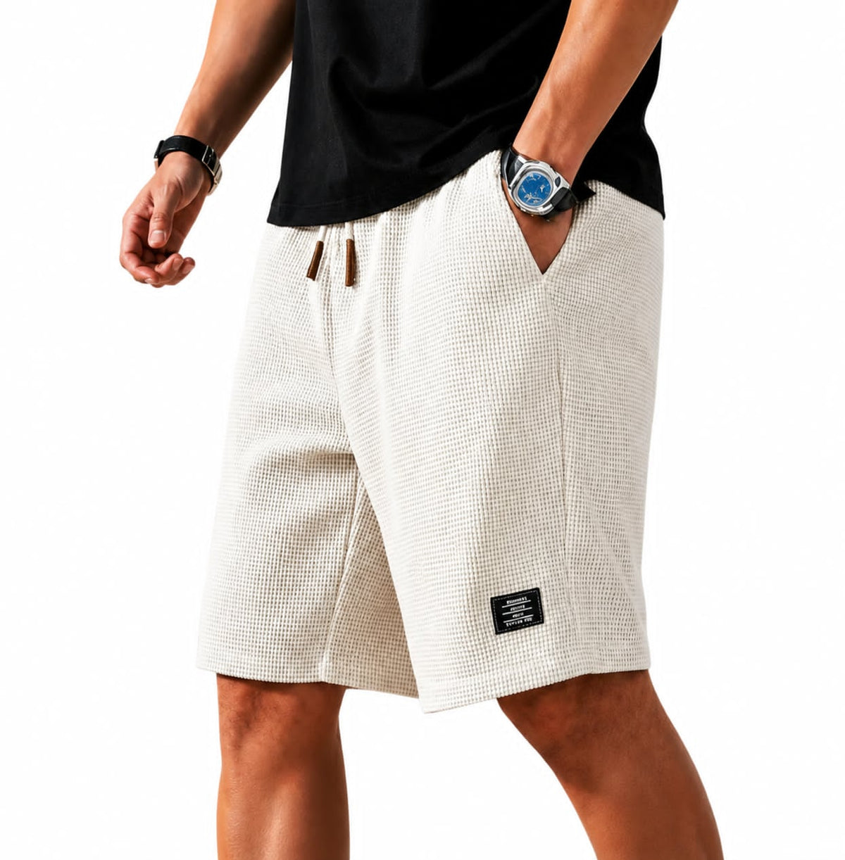 MARCO Y BIANCA MILÁN | SHORTS CAPRI WAFFLE