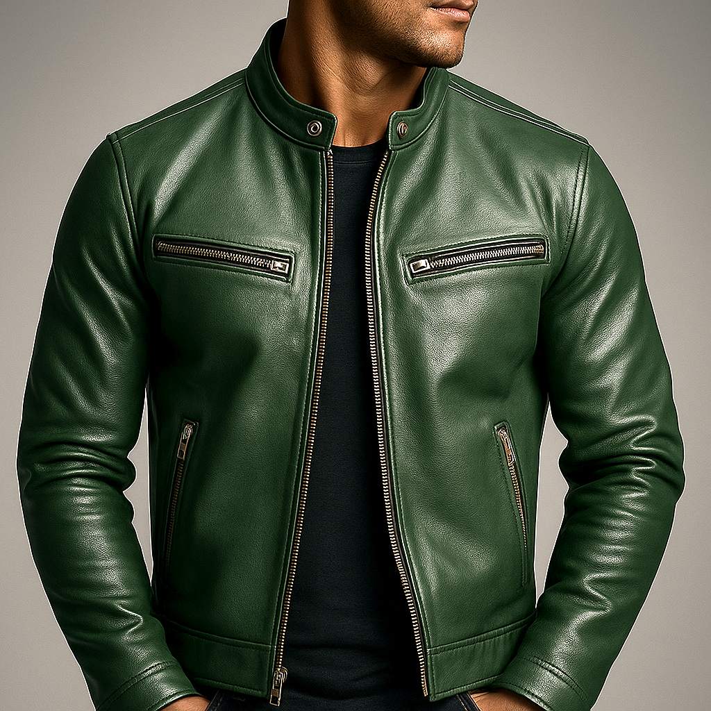 Guido | Chaqueta de cuero vintage