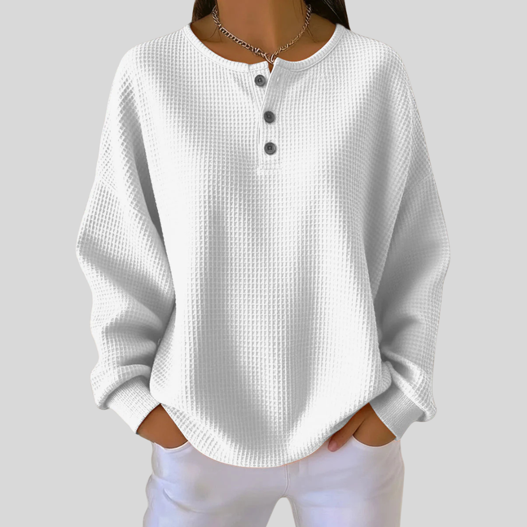 Nessa™ | Sudadera Casual Henley