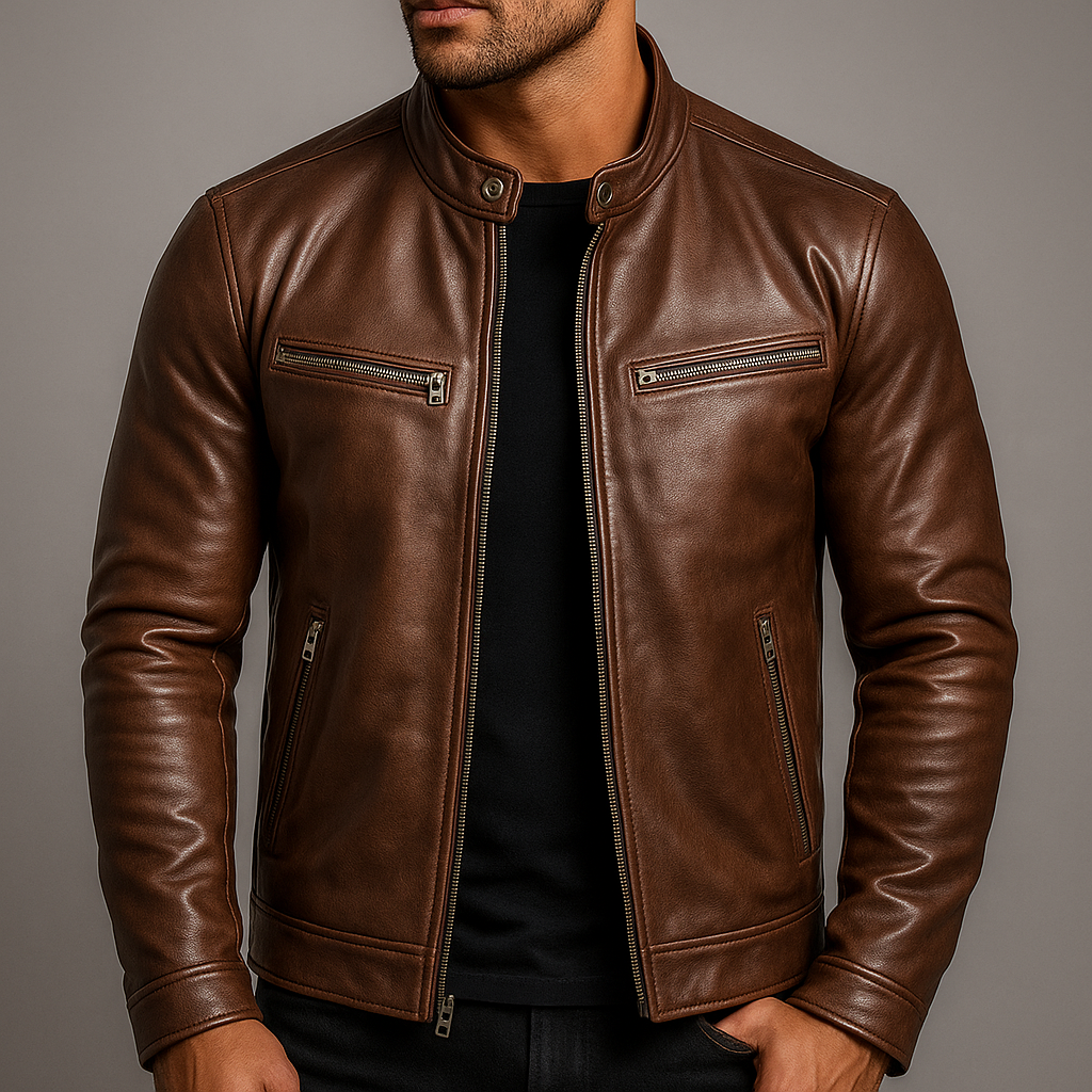 Guido | Chaqueta de cuero vintage