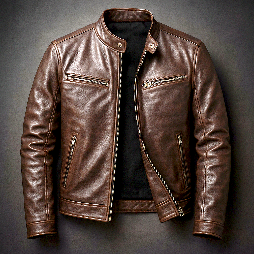 Guido | Chaqueta de cuero vintage