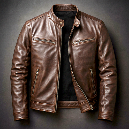 Guido | Chaqueta de cuero vintage