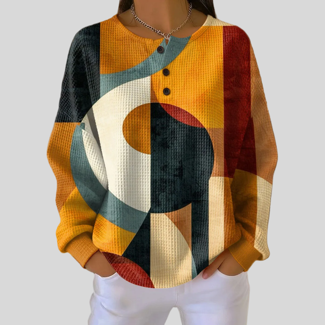 Bexmore™ | Sudadera con Patrón Geométrico