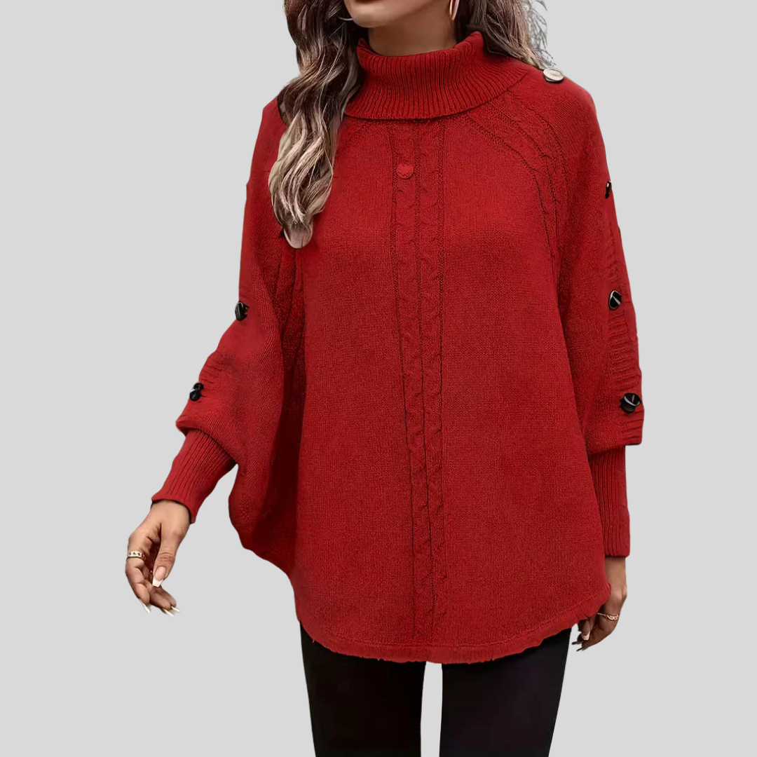 HOPE | Jersey de cuello alto con punto de ochos