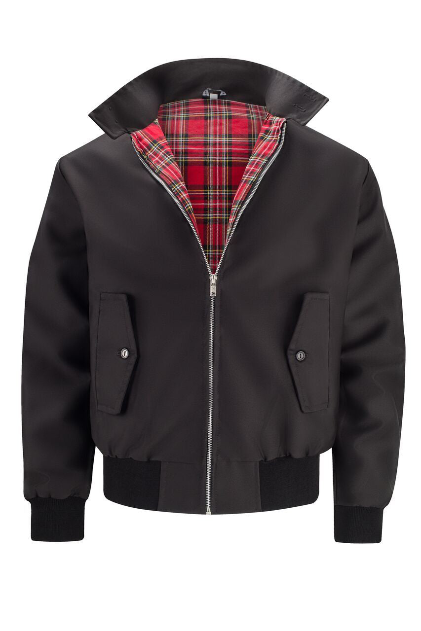 Harryson | Chaqueta Harrington con forro de tartán