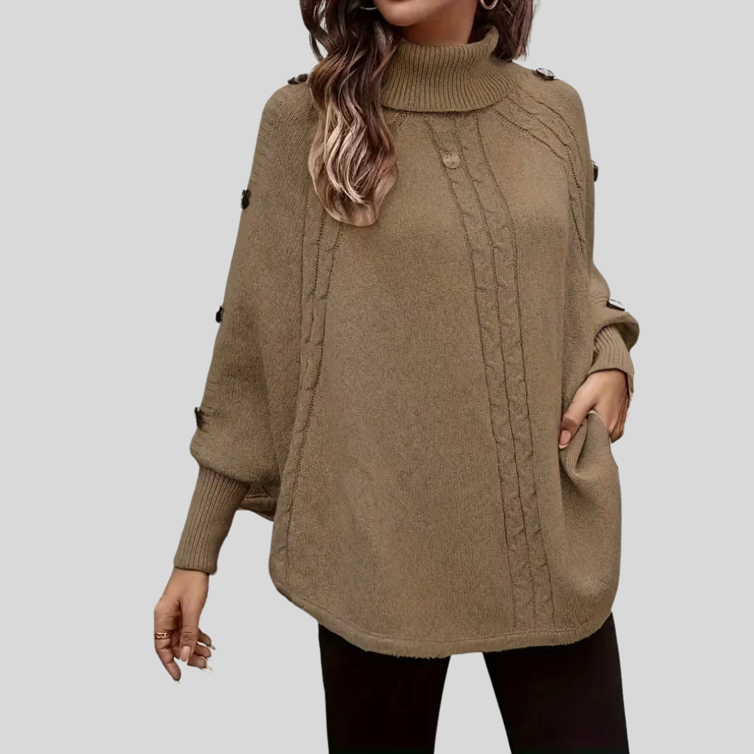 HOPE | Jersey de cuello alto con punto de ochos