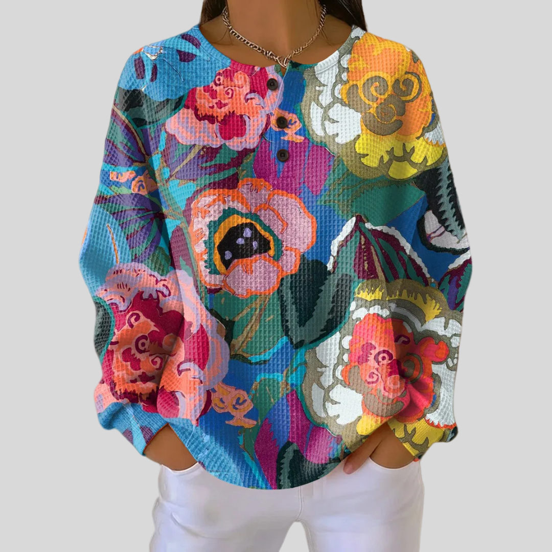 Adorna™ | Sudadera con Flores de Colores