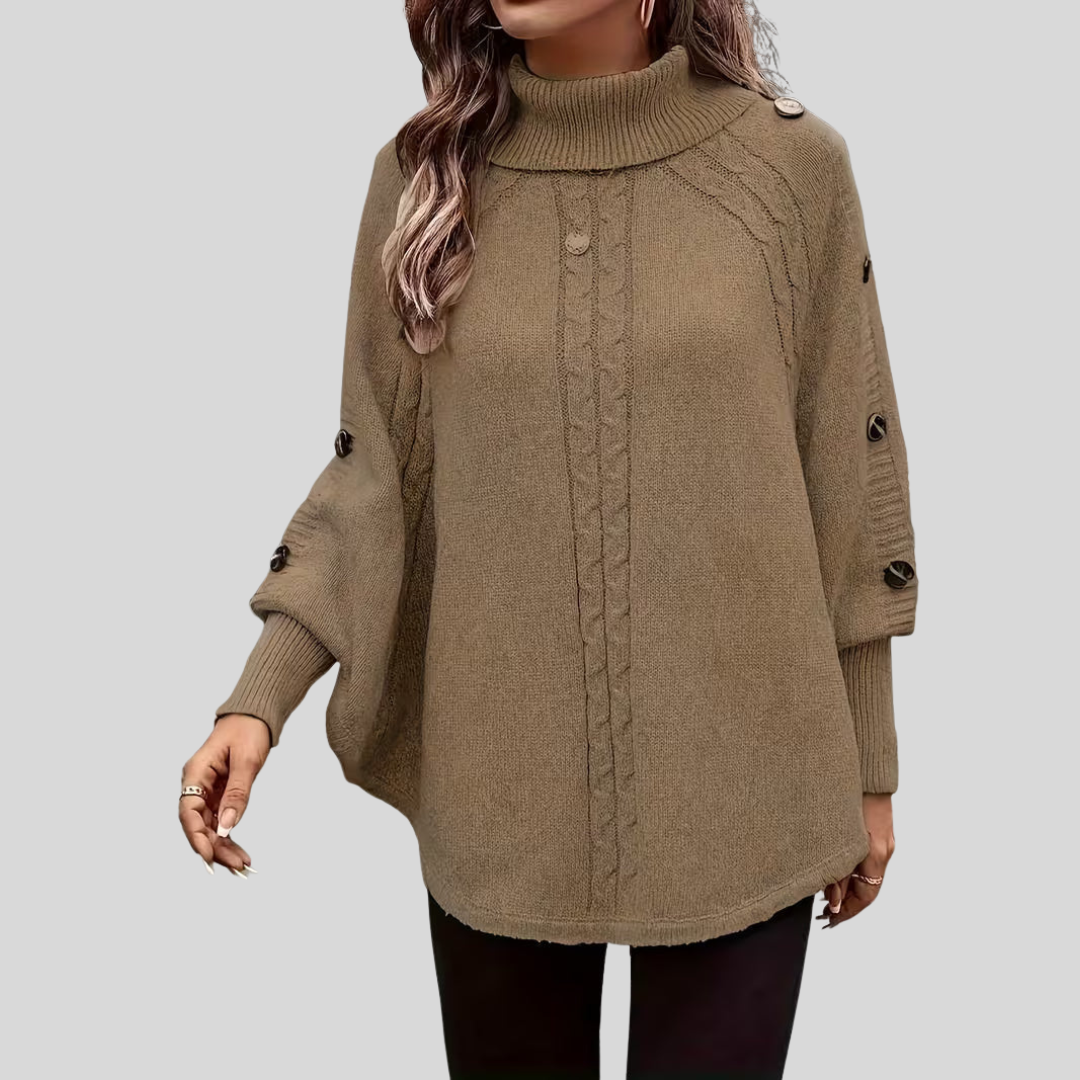 HOPE | Jersey de cuello alto con punto de ochos