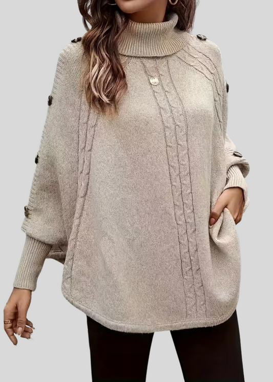 HOPE | Jersey de cuello alto con punto de ochos