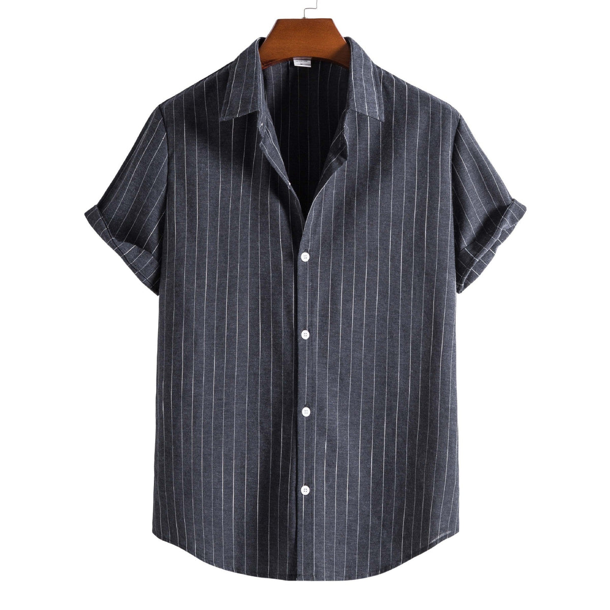 Camiseta casual de rayas y manga corta