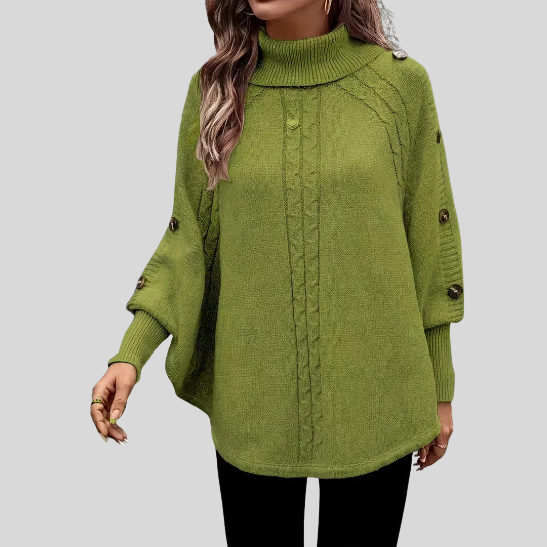 HOPE | Jersey de cuello alto con punto de ochos