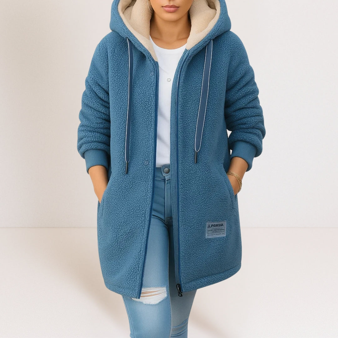 GWEN | Chaqueta con capucha y cremallera completa
