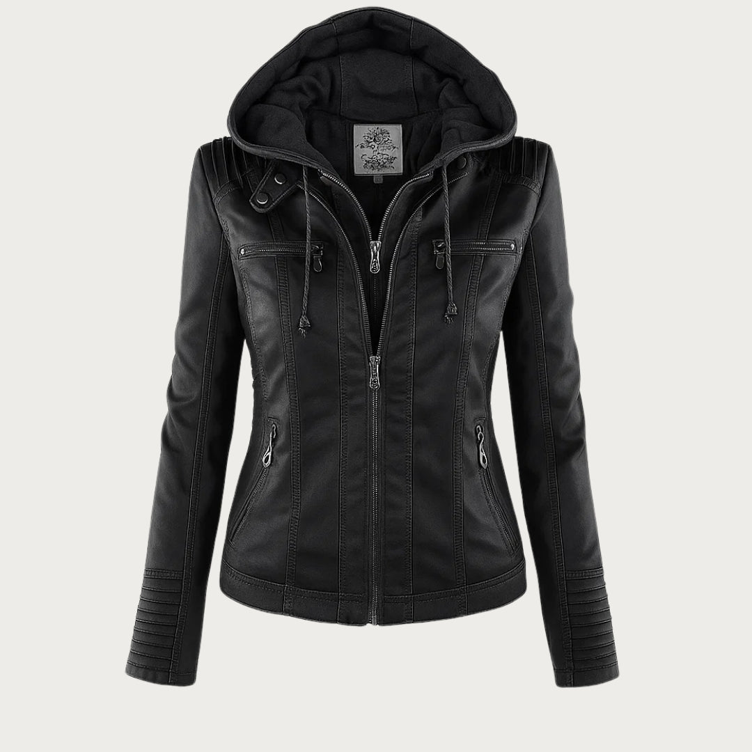 Flavia | Chaqueta de Cuero Resistente y Elegante