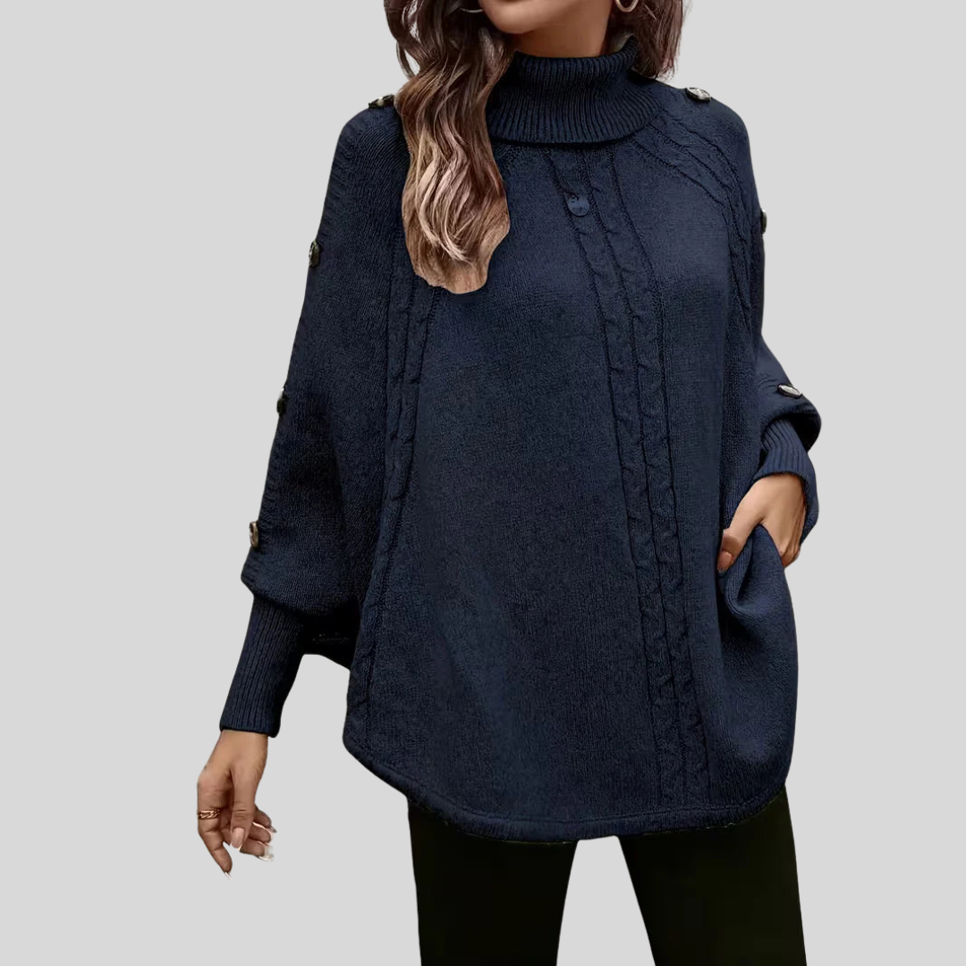 HOPE | Jersey de cuello alto con punto de ochos