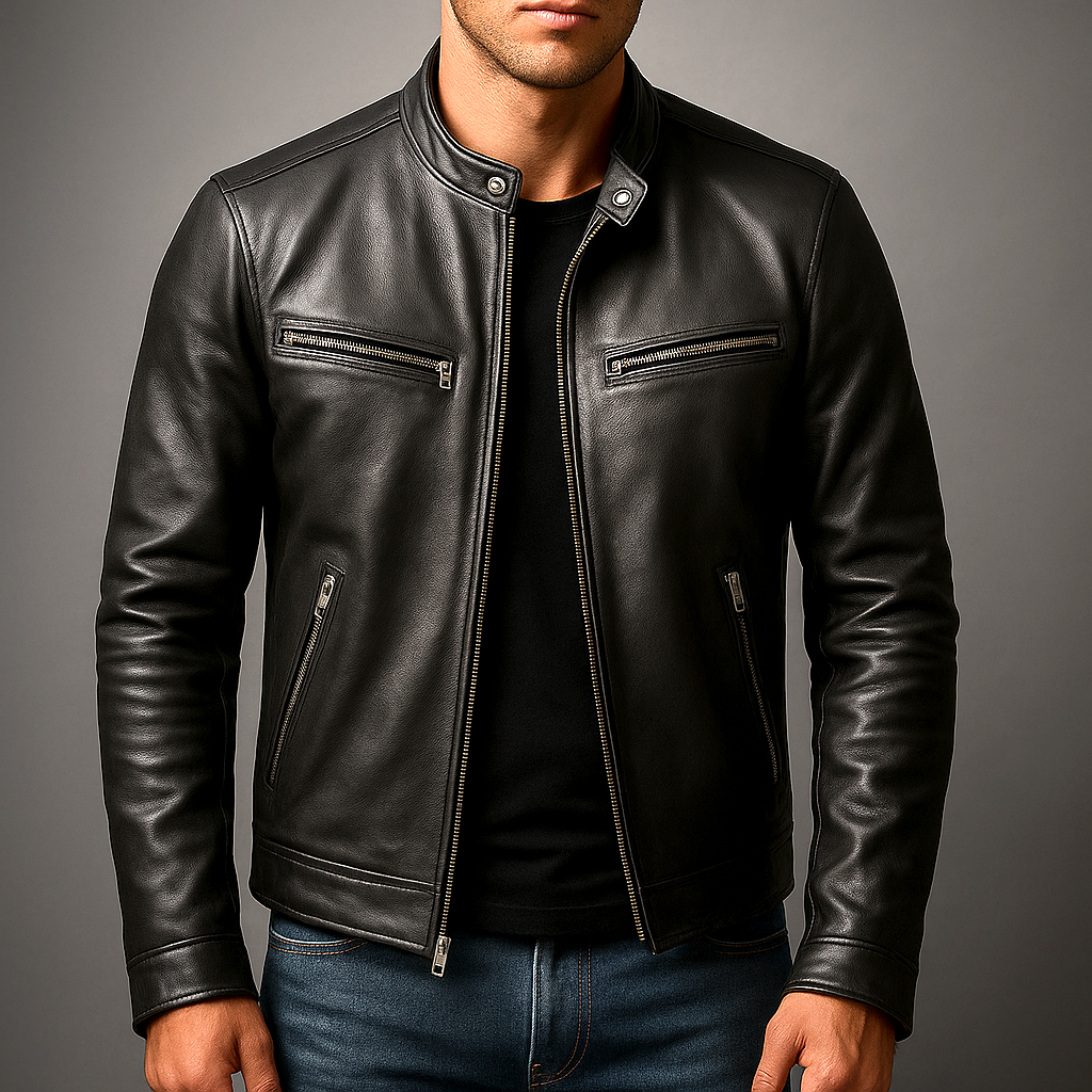 Guido | Chaqueta de cuero vintage