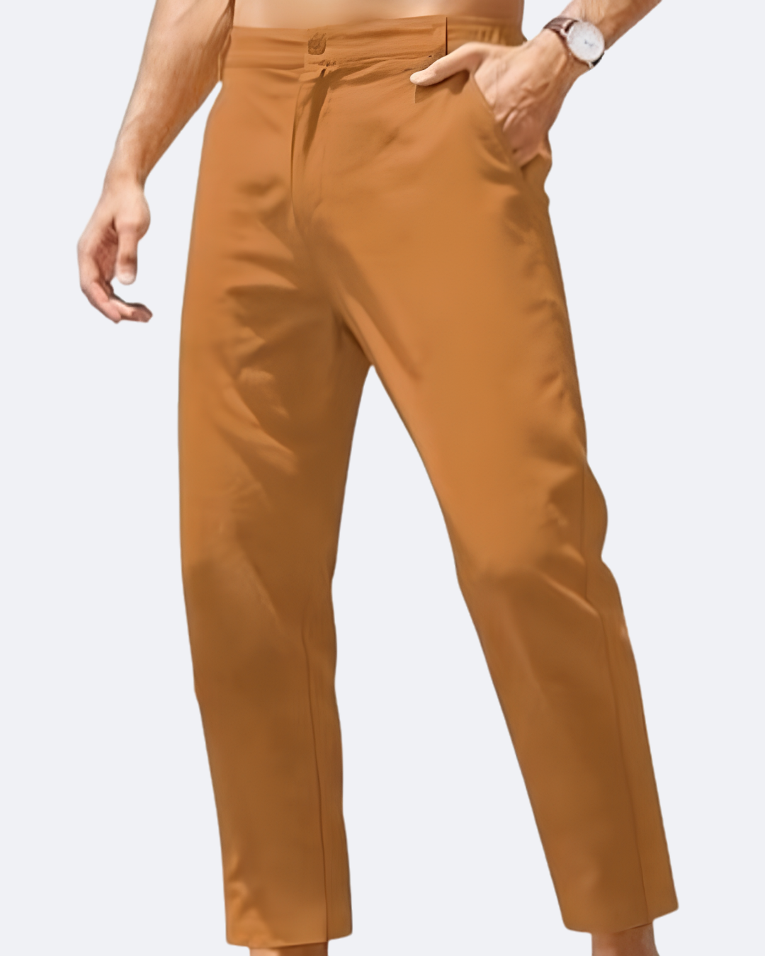 Pantalones Marco de algodón y lino