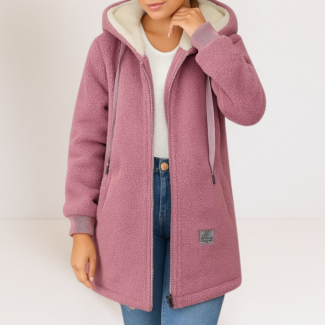 GWEN | Chaqueta con capucha y cremallera completa