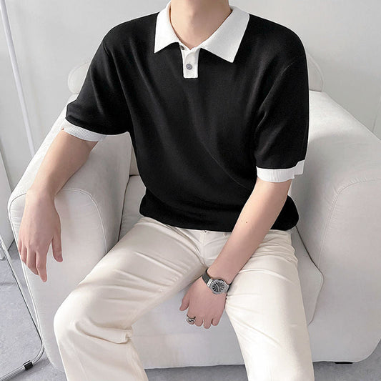 Polo de manga holgada para hombre