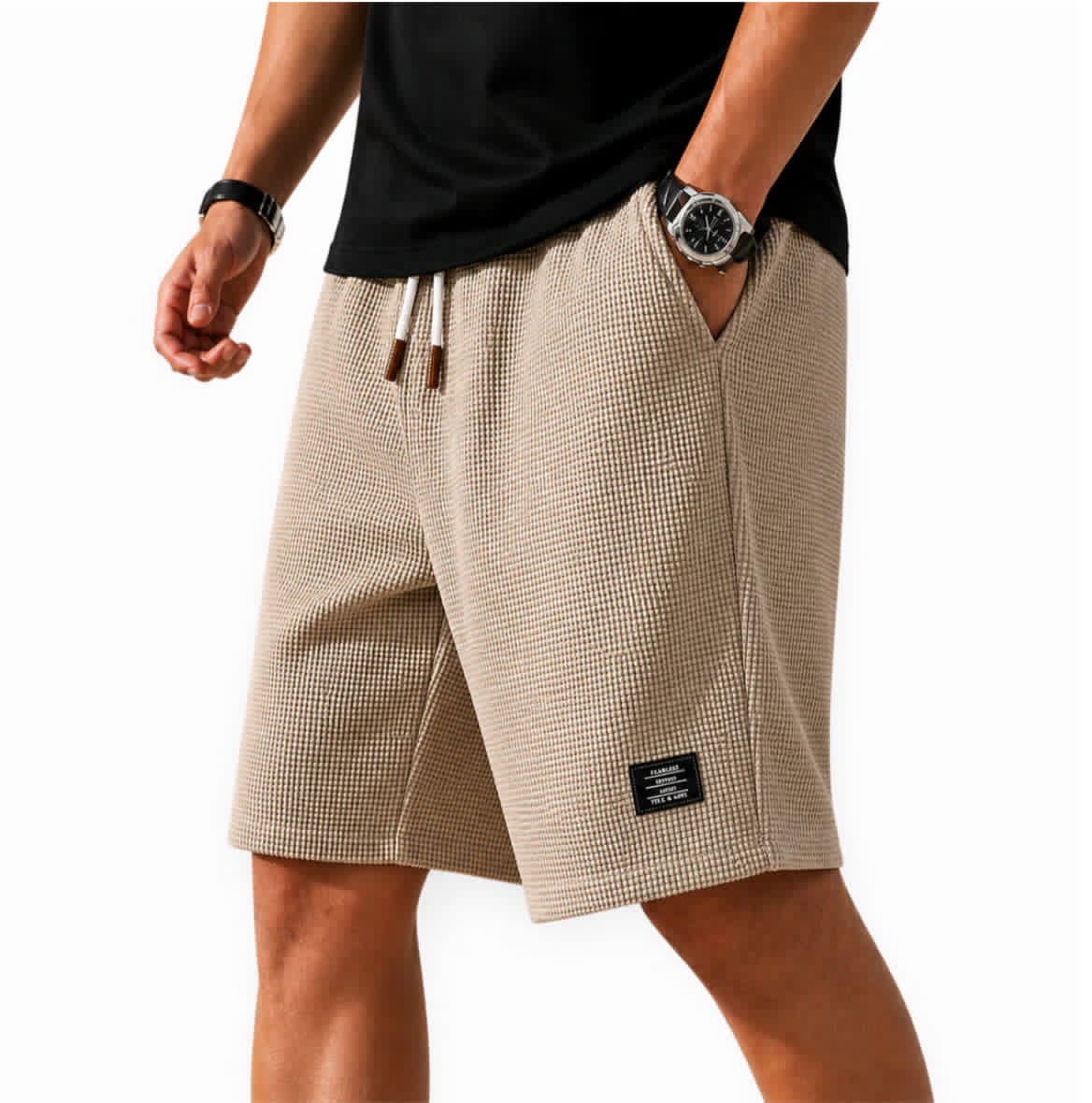 MARCO Y BIANCA MILÁN | SHORTS CAPRI WAFFLE