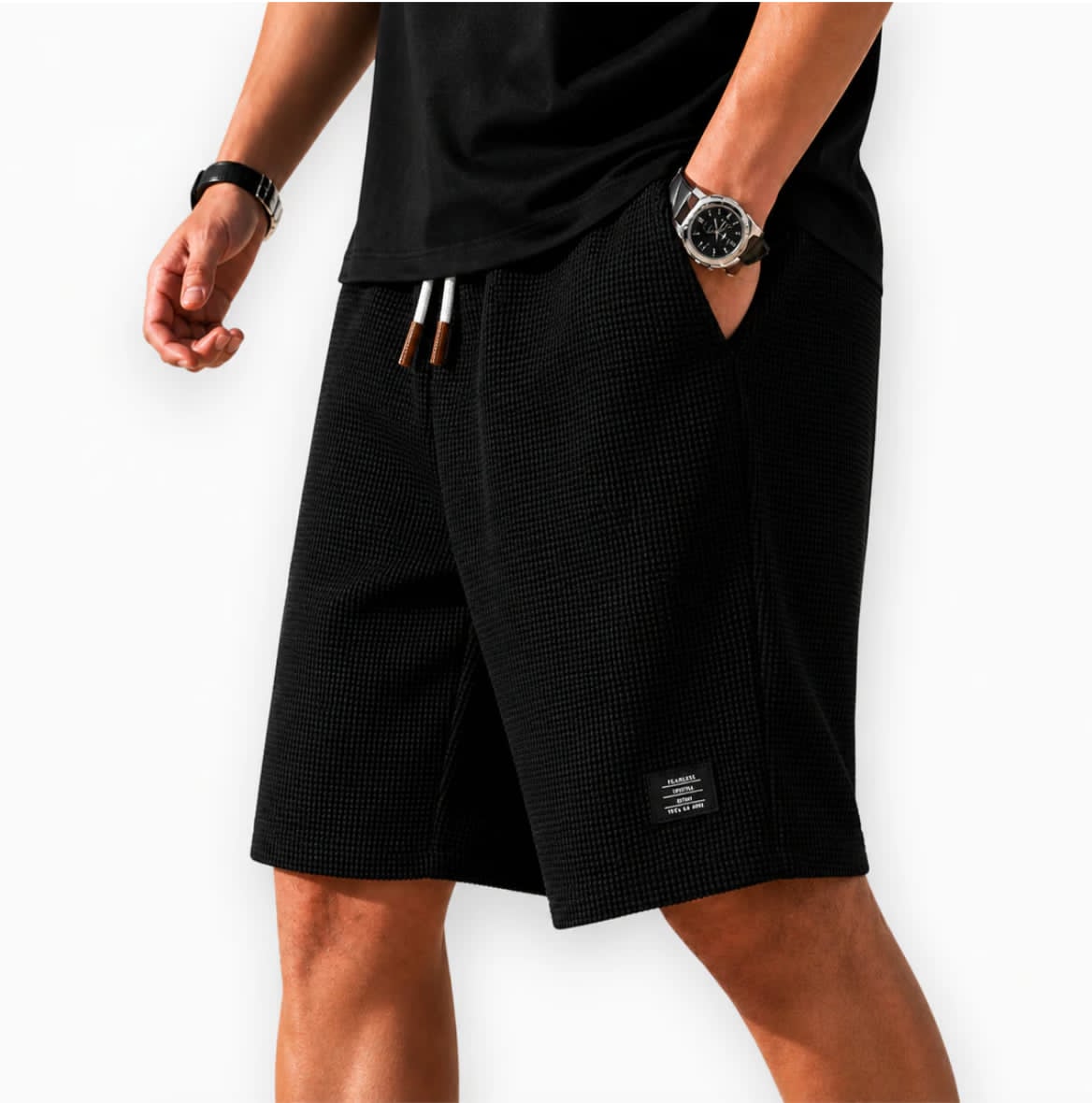 MARCO Y BIANCA MILÁN | SHORTS CAPRI WAFFLE