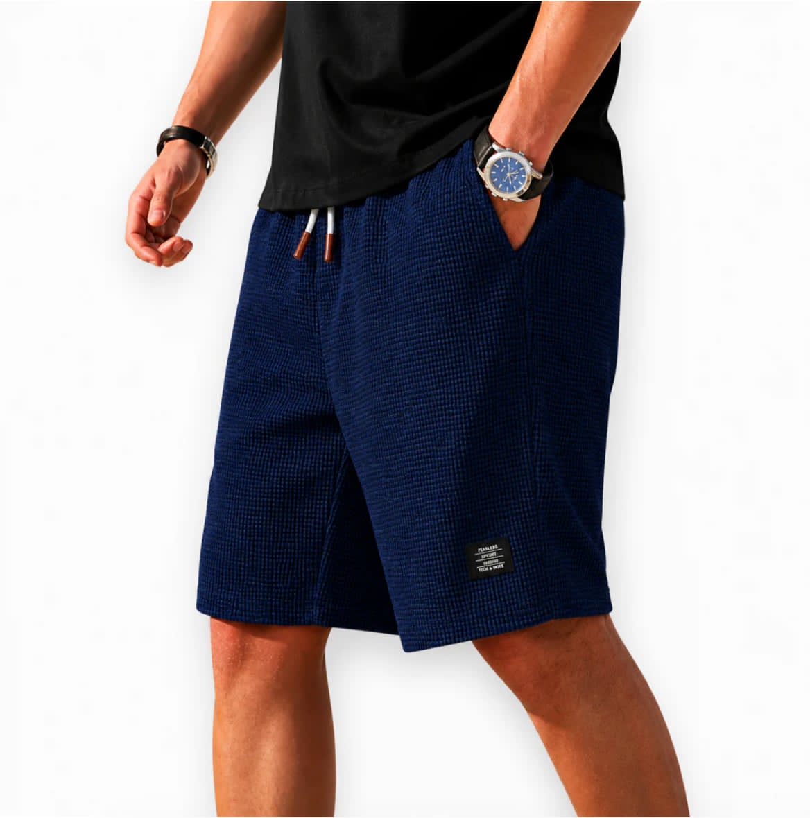 MARCO Y BIANCA MILÁN | SHORTS CAPRI WAFFLE