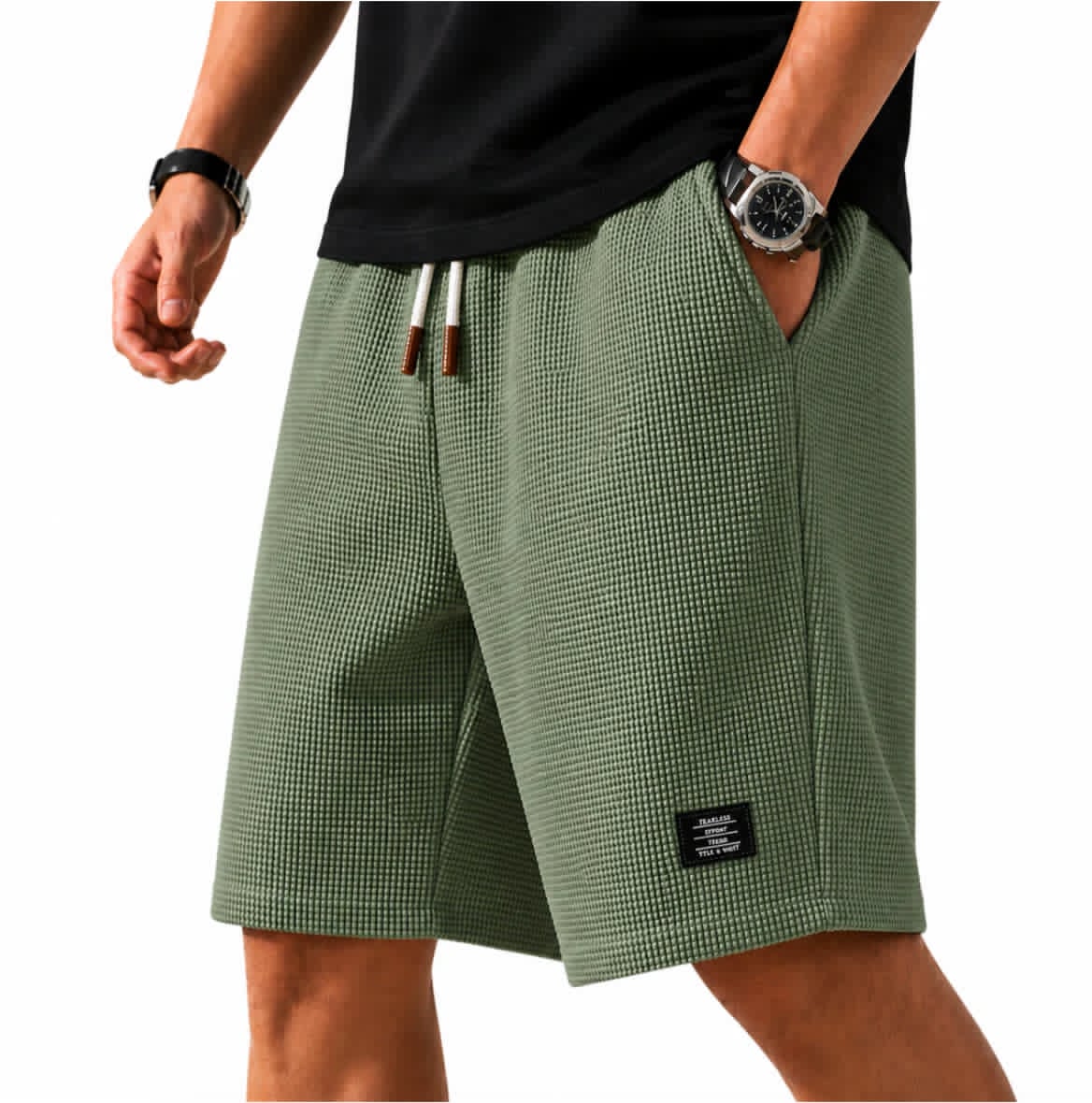 MARCO Y BIANCA MILÁN | SHORTS CAPRI WAFFLE