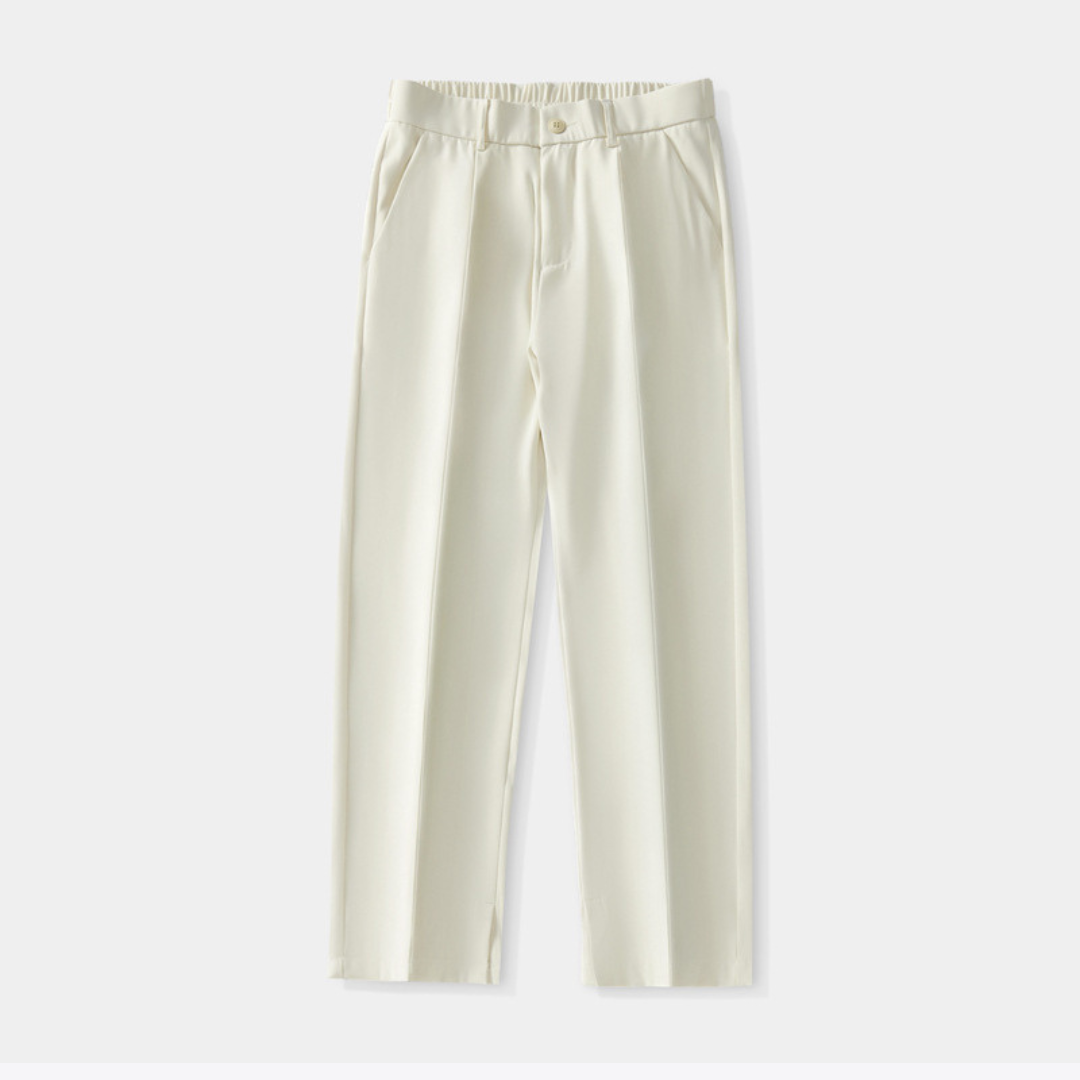 Pantalones de lino con pinzas
