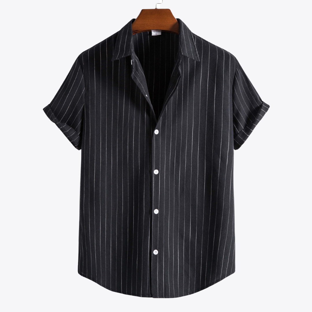 Camiseta casual de rayas y manga corta