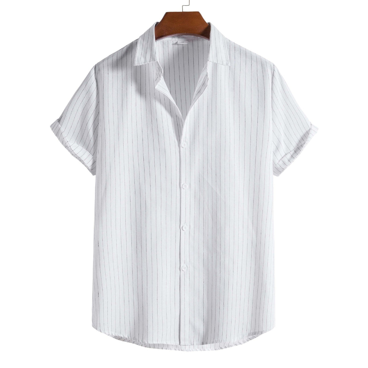 Camiseta casual de rayas y manga corta