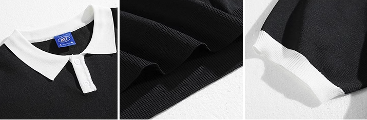 Polo de manga holgada para hombre