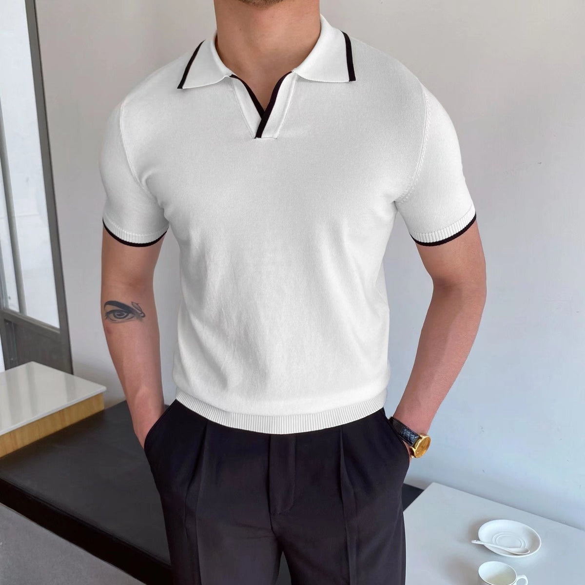 Polo con cuello