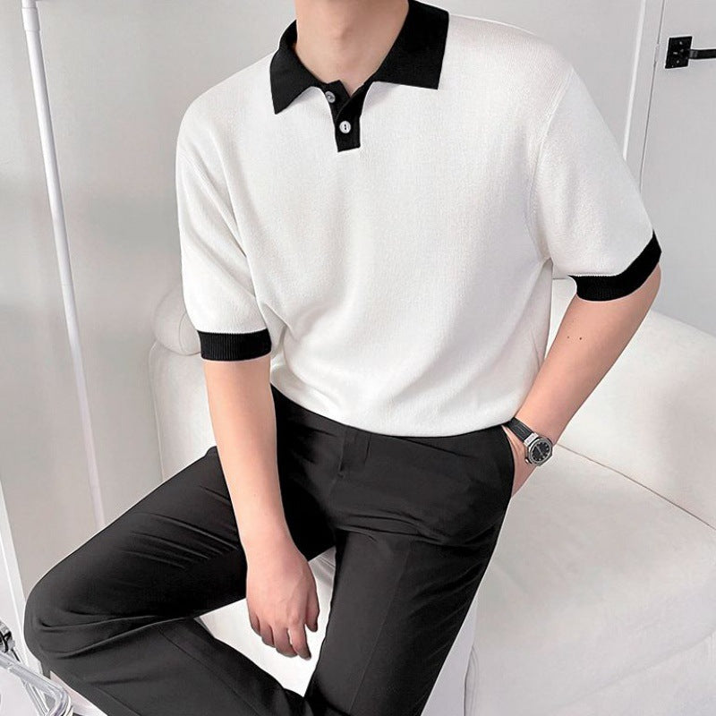 Polo de manga holgada para hombre