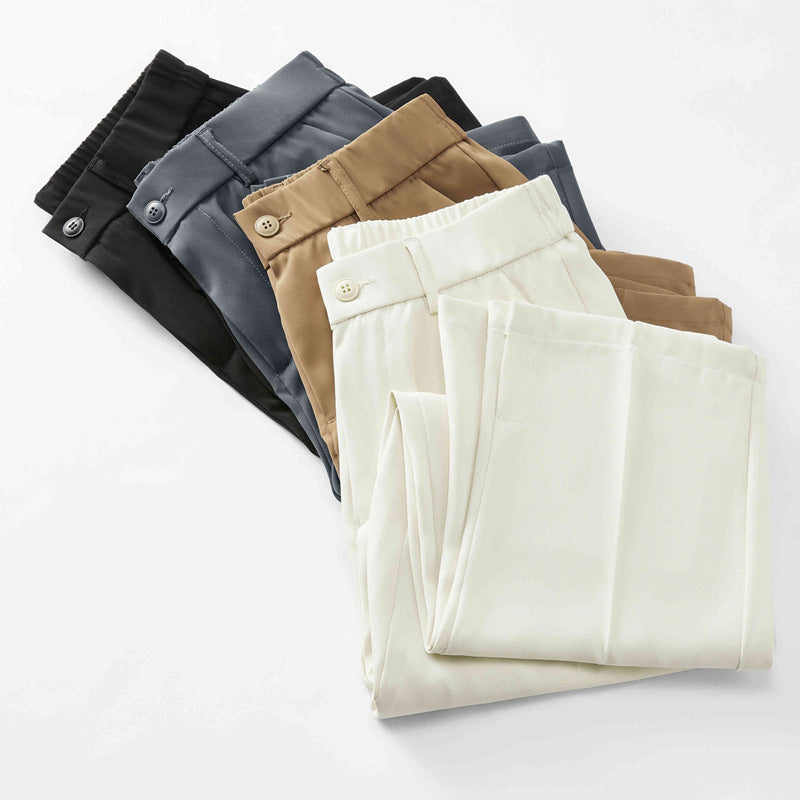 Pantalones de lino con pinzas