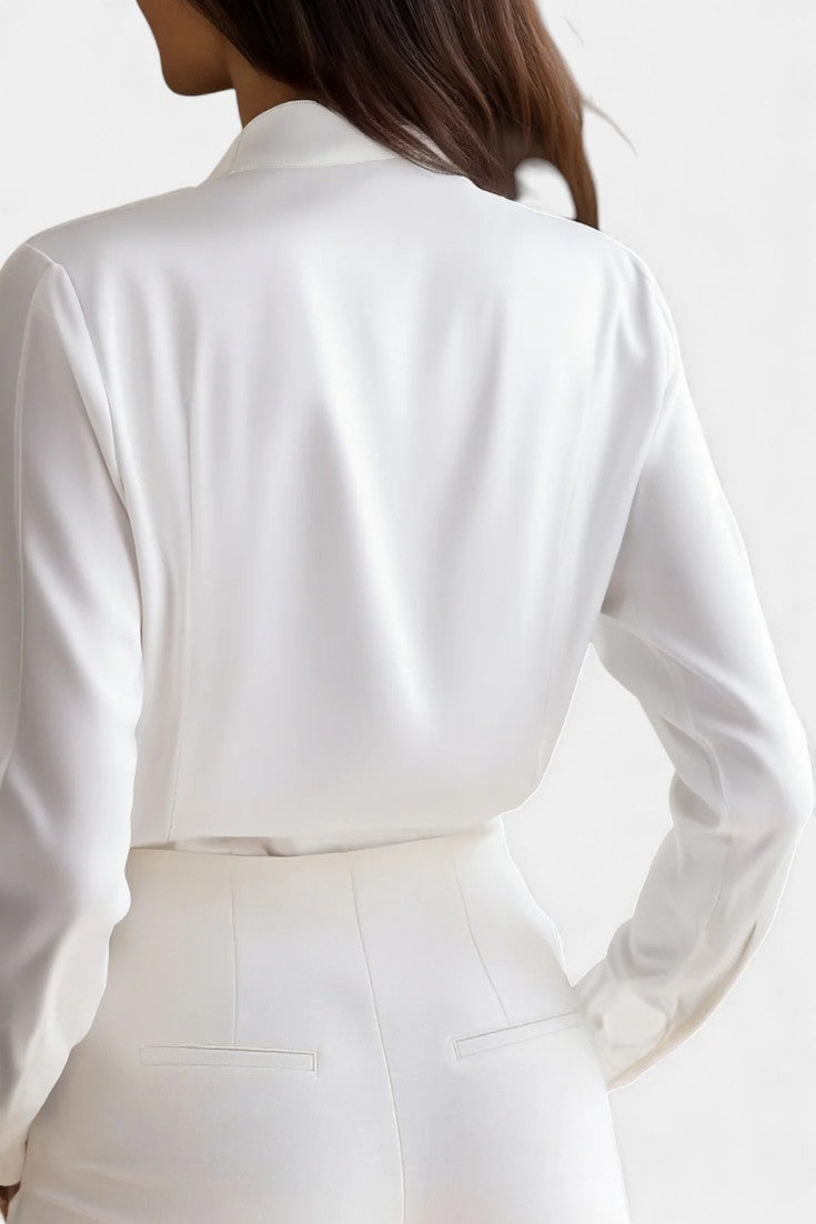 Ysé Camisa con Cuello Mao Abotonada