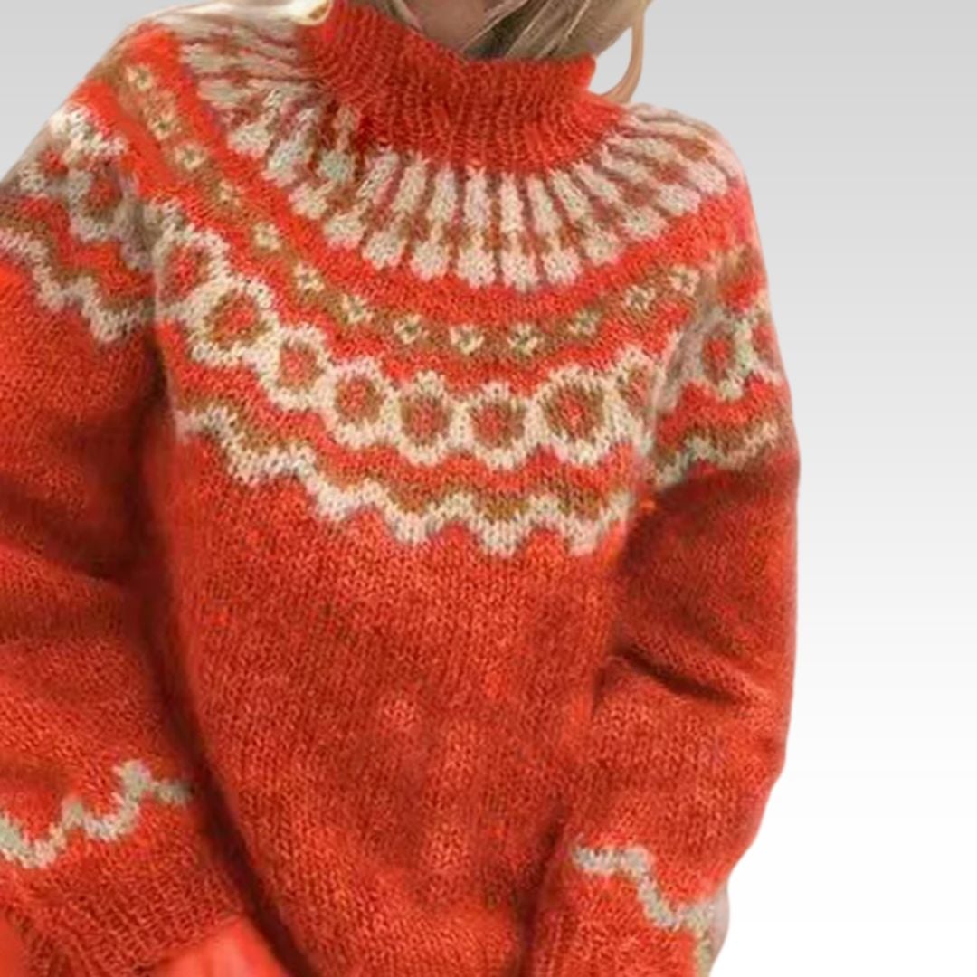 Sonja | Suéter Acogedor de Cuello Alto