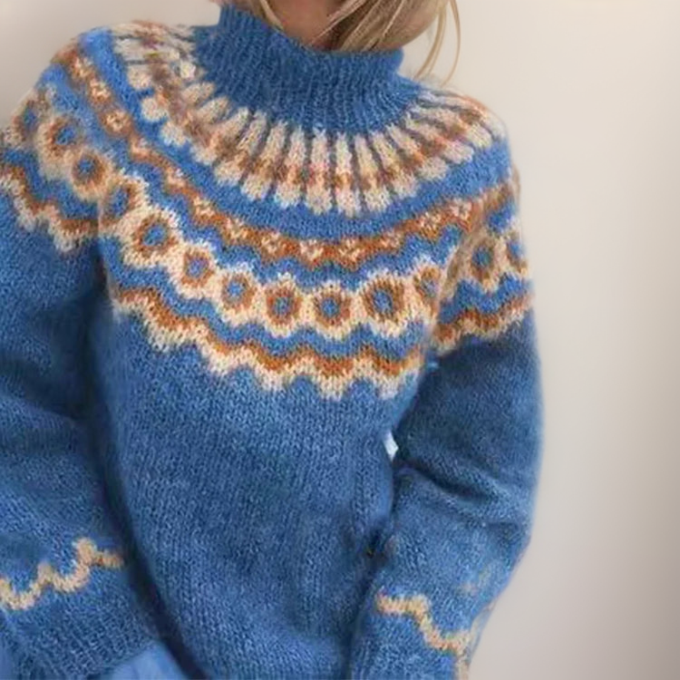 Sonja | Suéter Acogedor de Cuello Alto