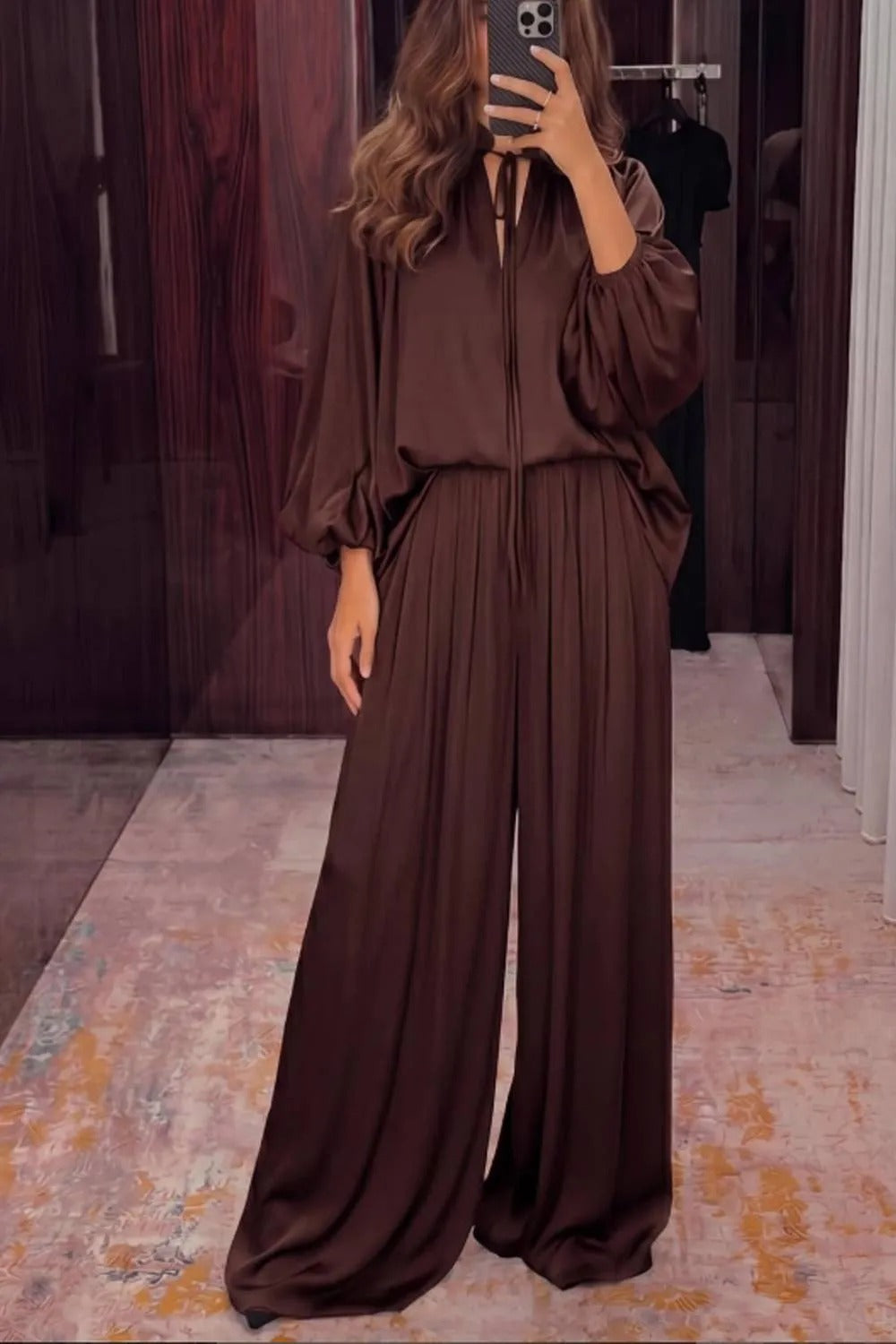 Ocre | Conjunto Plisado