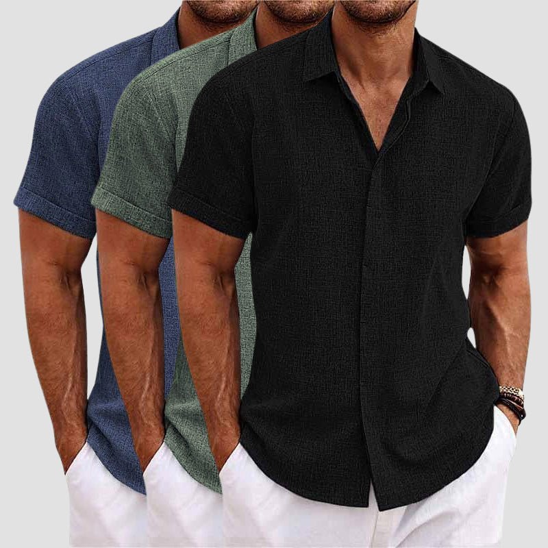 Noslen | Camisa con efecto lino
