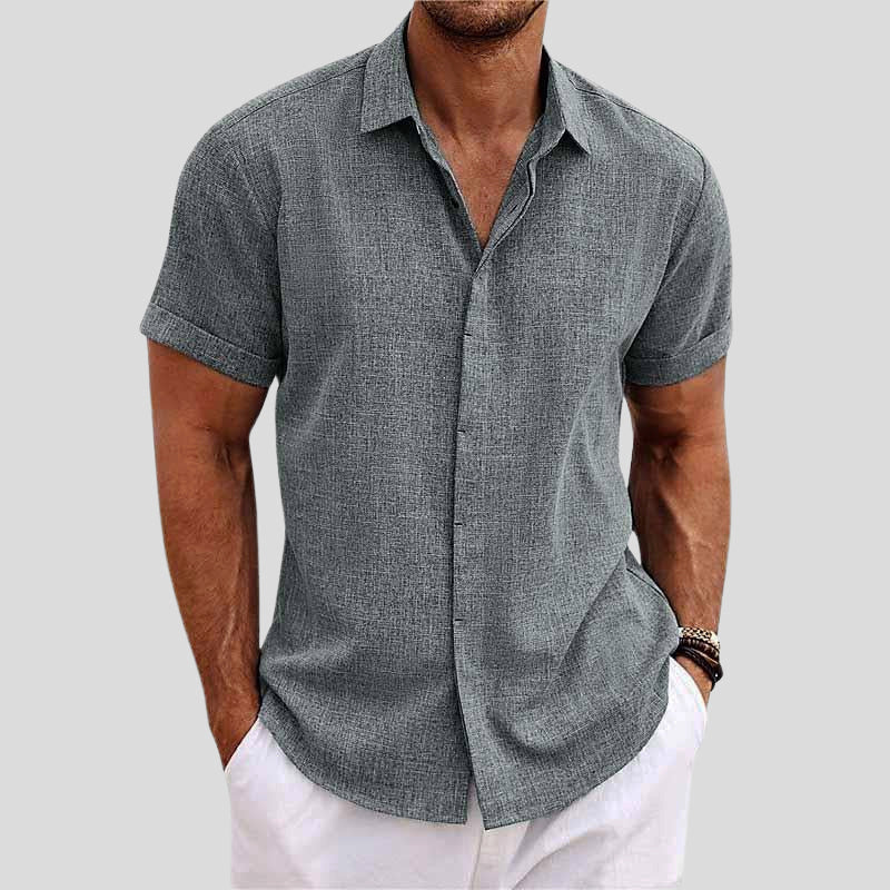 Noslen | Camisa con efecto lino