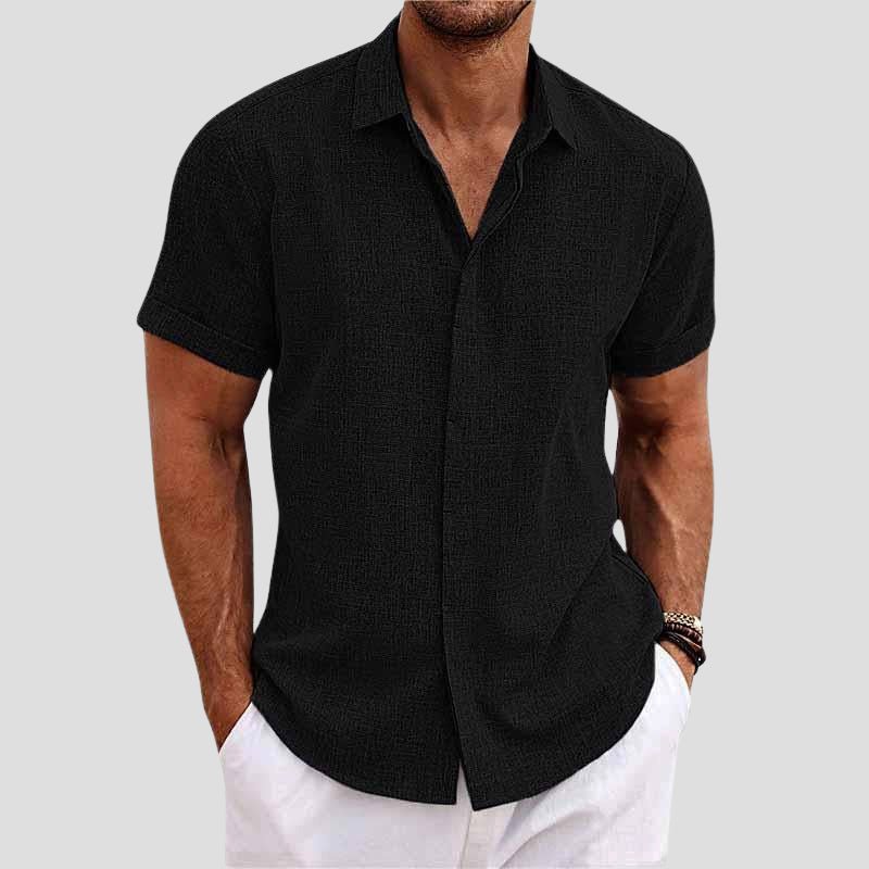 Noslen | Camisa con efecto lino