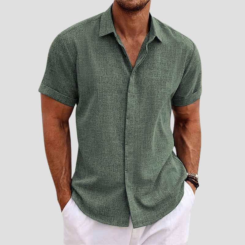 Noslen | Camisa con efecto lino