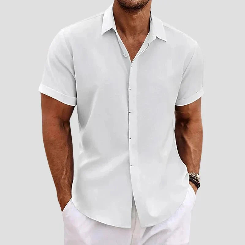 Noslen | Camisa con efecto lino