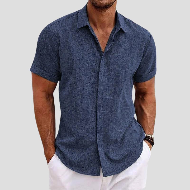 Noslen | Camisa con efecto lino