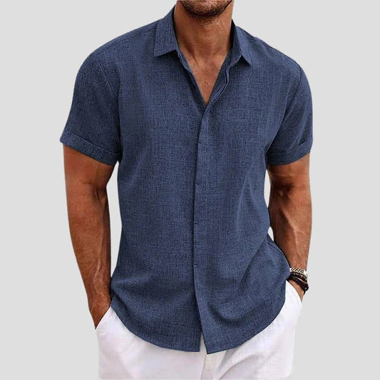 Noslen | Camisa con efecto lino