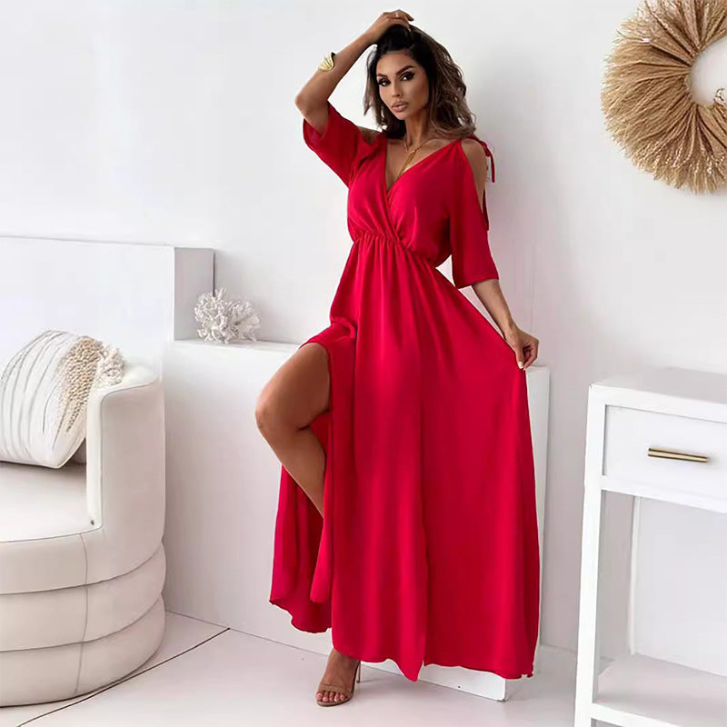 Olivia™ | Elegante vestido largo con abertura